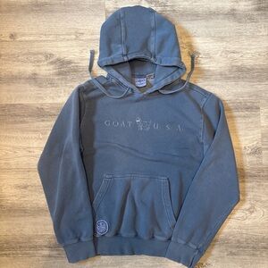 Men's Blue Goat U.S.A. Hoodie Sweater